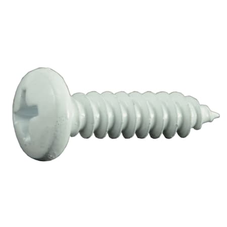 Midwest Fastener Sheet Metal Screw, #10 x 3/4 in, Painted Steel Pan Head Phillips Drive, 30 PK 35974